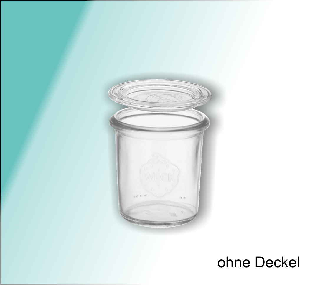 Food Glas "Weck" ohne Deckel 140 ml (36)